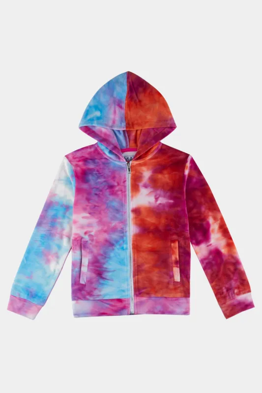 Girls Split Zip-Up Hoodie sold by Lord & Taylor