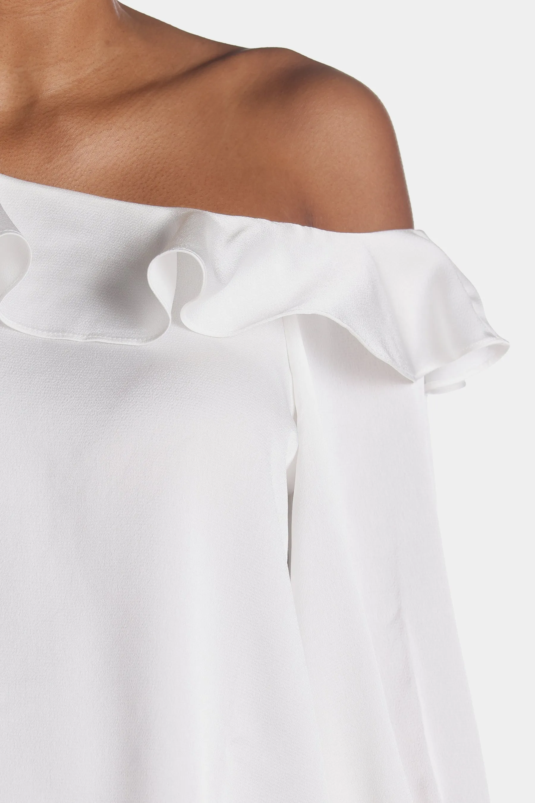 One Shoulder Blouse With Ruffle sold by Lord & Taylor product image thumbnail 4