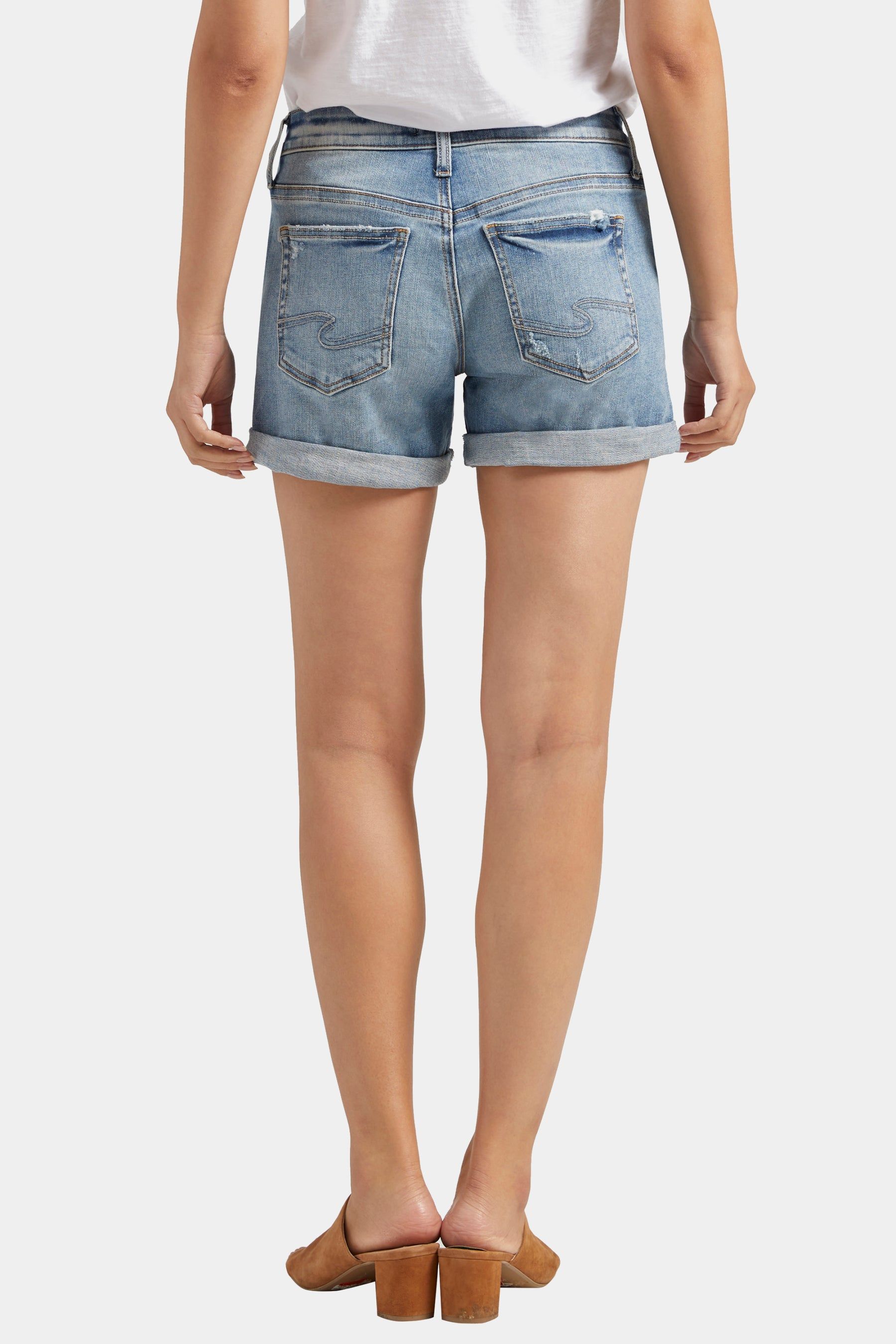 Boyfriend Mid Rise Shorts sold by Lord & Taylor product image thumbnail 3