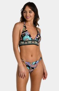 Paisley Banded Halter Neck Bikini Top sold by Lord & Taylor