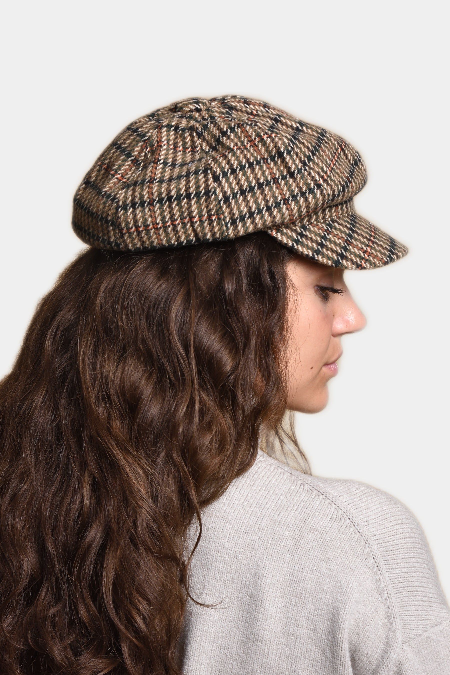 Herringbone Paperboy Hat sold by Lord & Taylor product image thumbnail 2