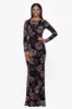 Long Flower Glitter Dress sold by Lord & Taylor