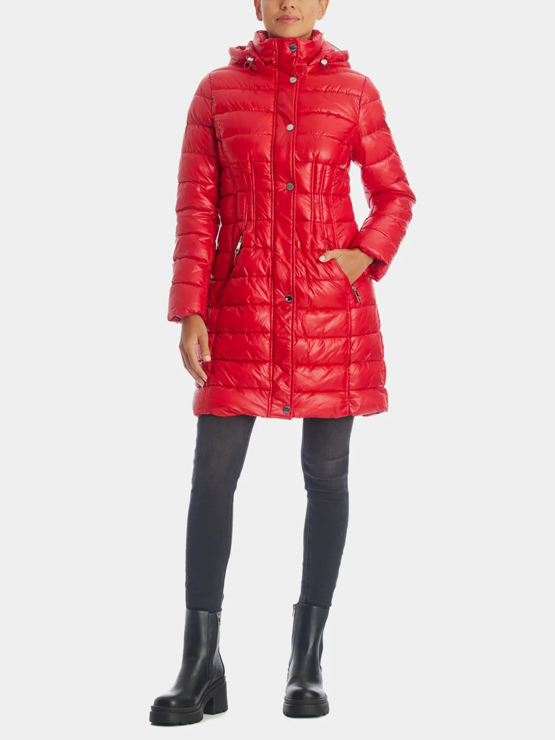 Hooded Puffer Coat sold by Lord & Taylor product image thumbnail 5