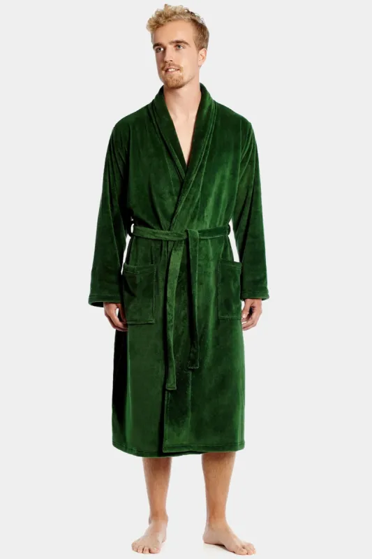 Mens Fleece Christmas Robe sold by Lord & Taylor