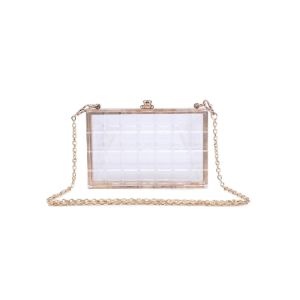 Missy Lucite Evening Clutch sold by Lord & Taylor