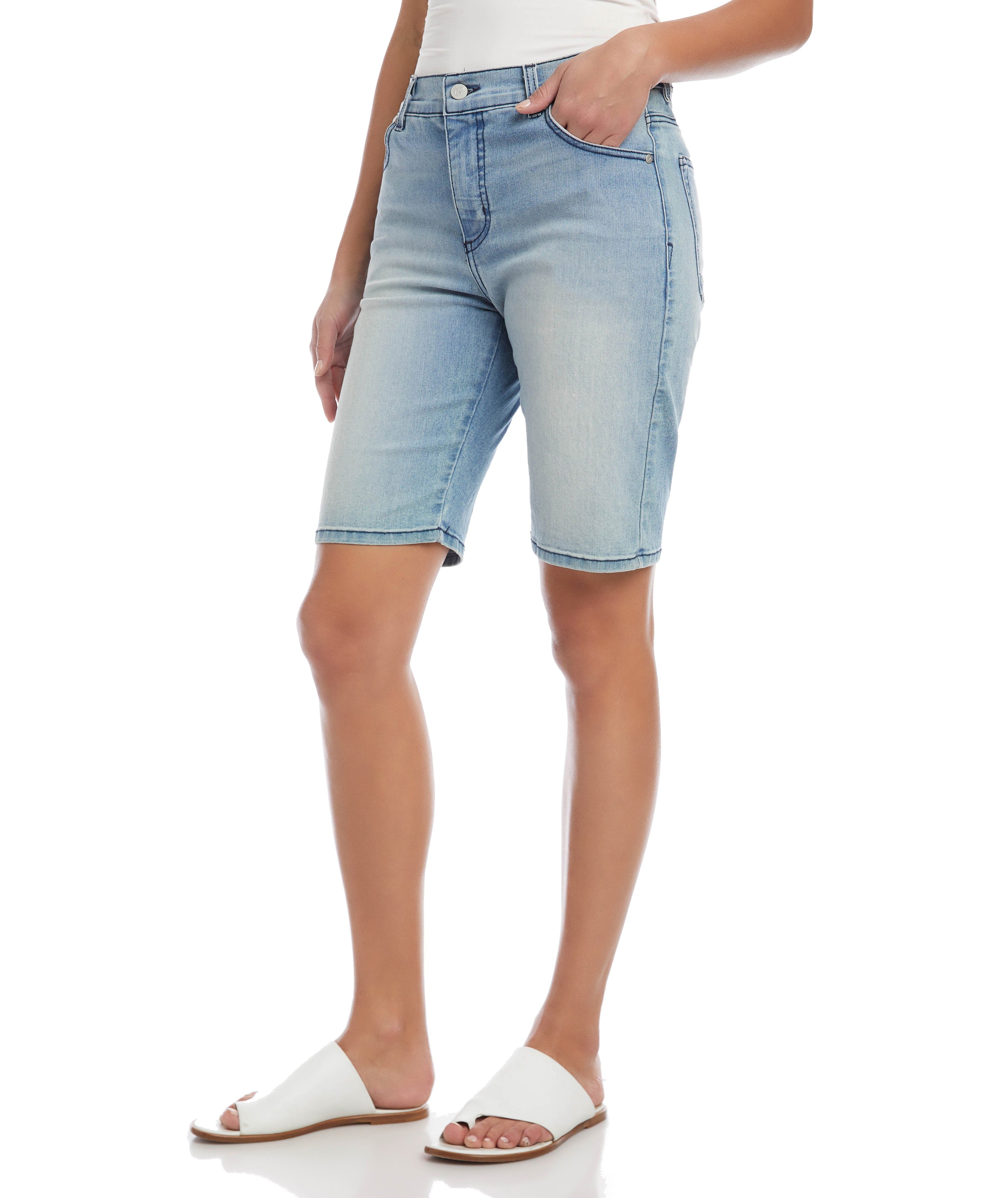 Denim Shorts sold by Lord & Taylor product image thumbnail 4