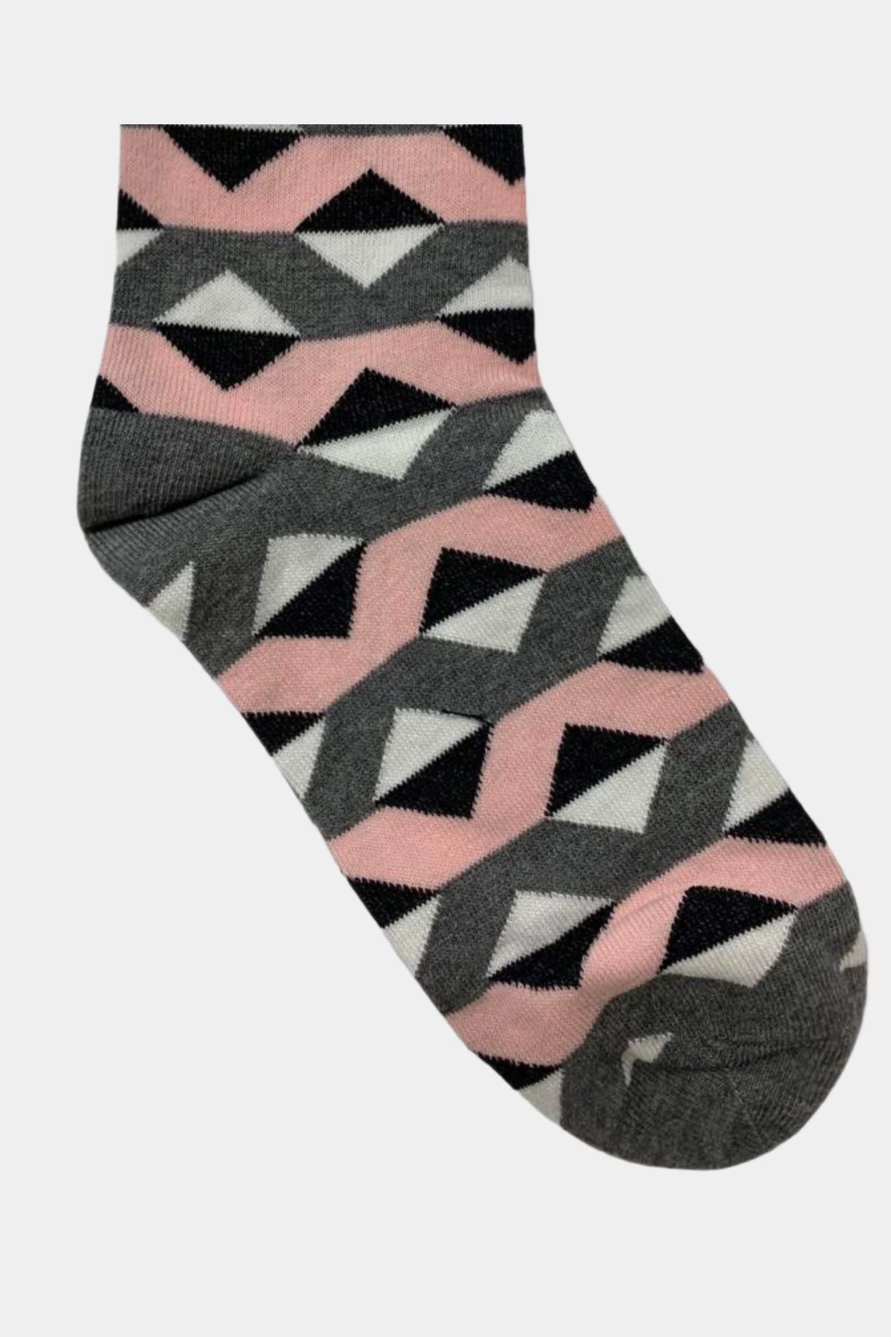 Zig-Zag Pattern Cotton Socks sold by Lord & Taylor product image thumbnail 4
