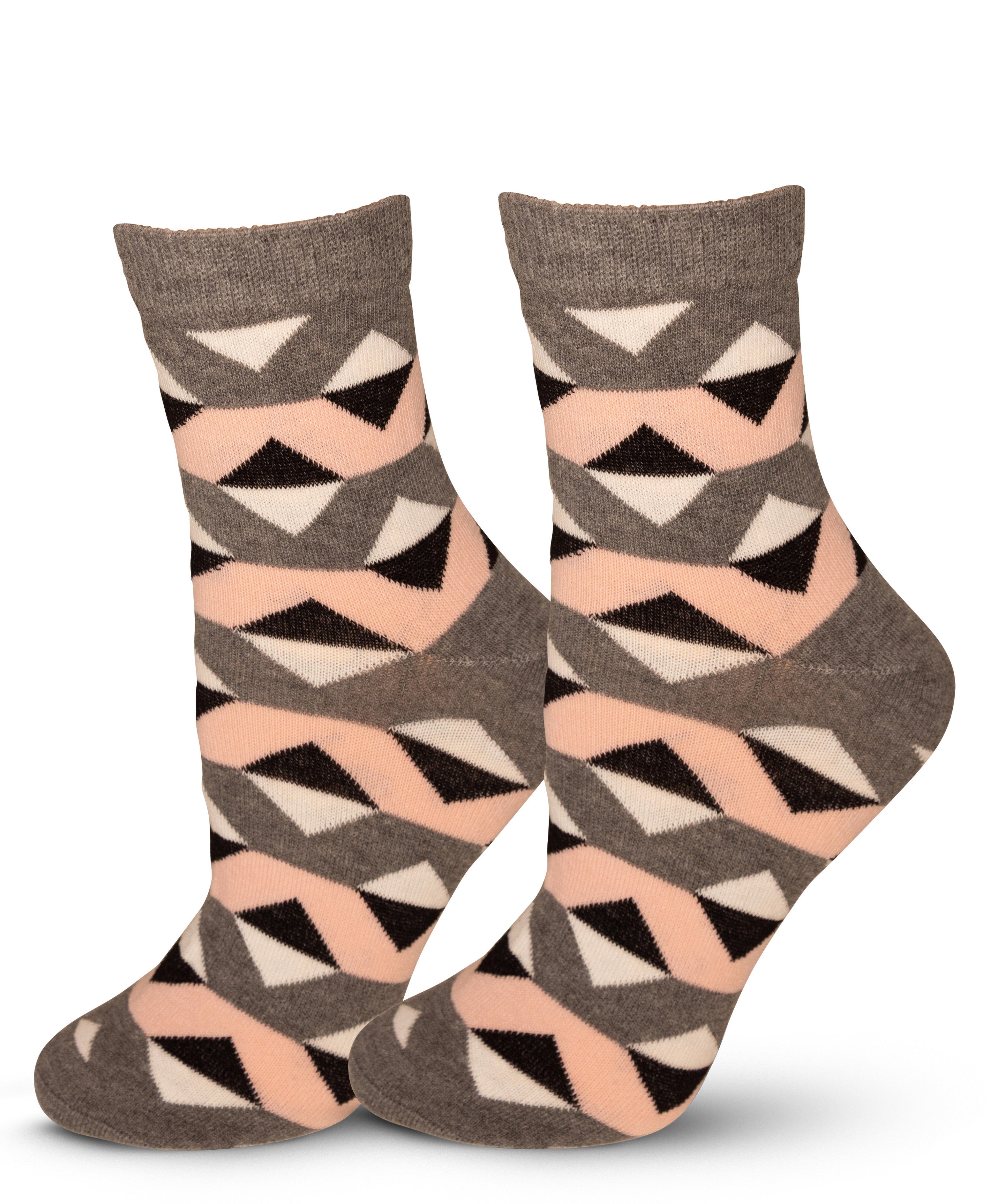 Zig-Zag Pattern Cotton Socks sold by Lord & Taylor product image thumbnail 5