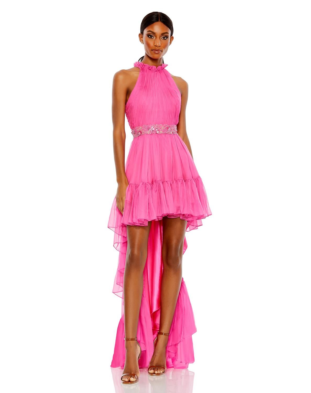 Halter Neck High Low Flowy Gown sold by Lord & Taylor product image thumbnail 12