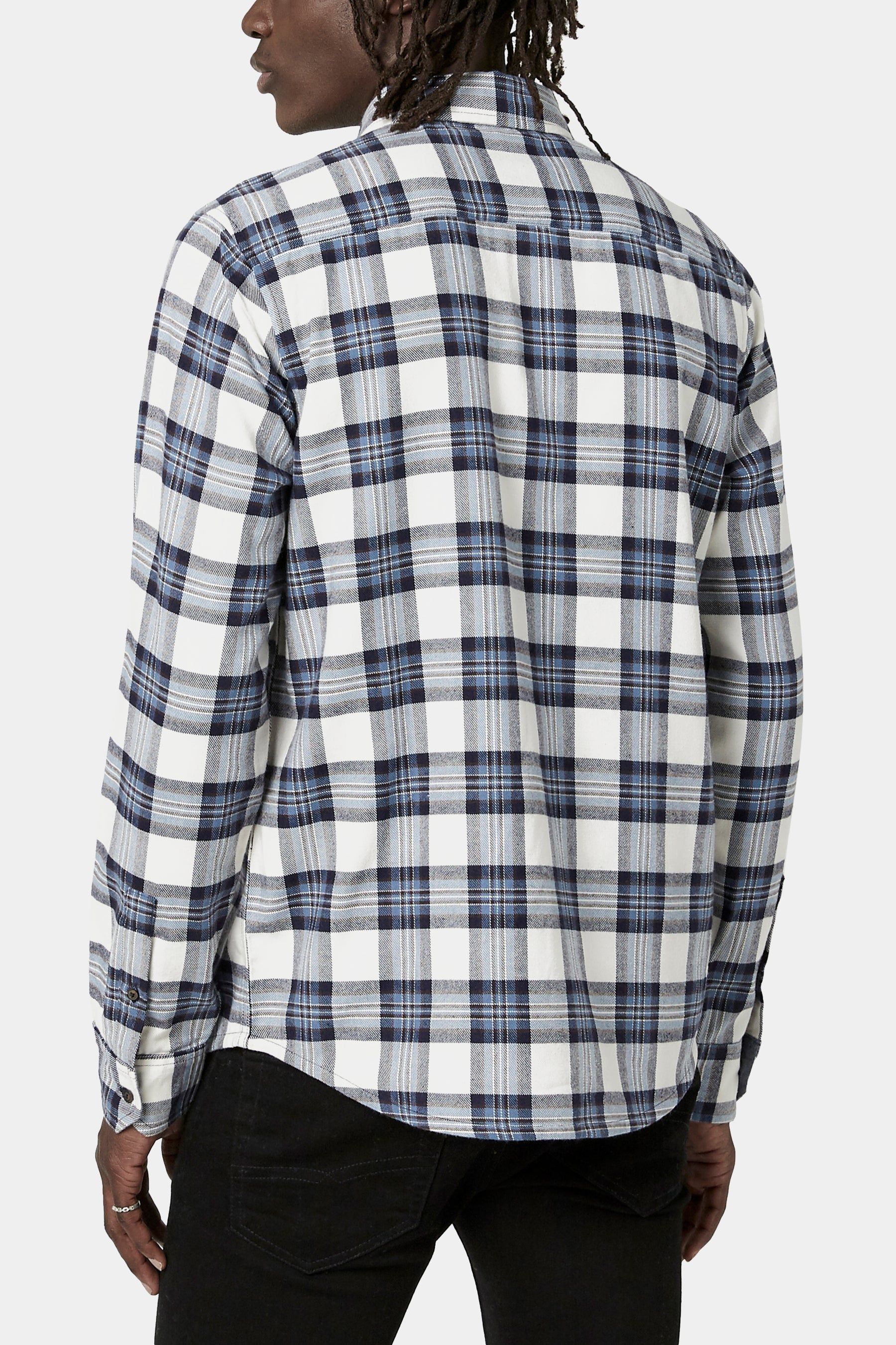 Twill Plaid Solif Shirt sold by Lord & Taylor product image thumbnail 2