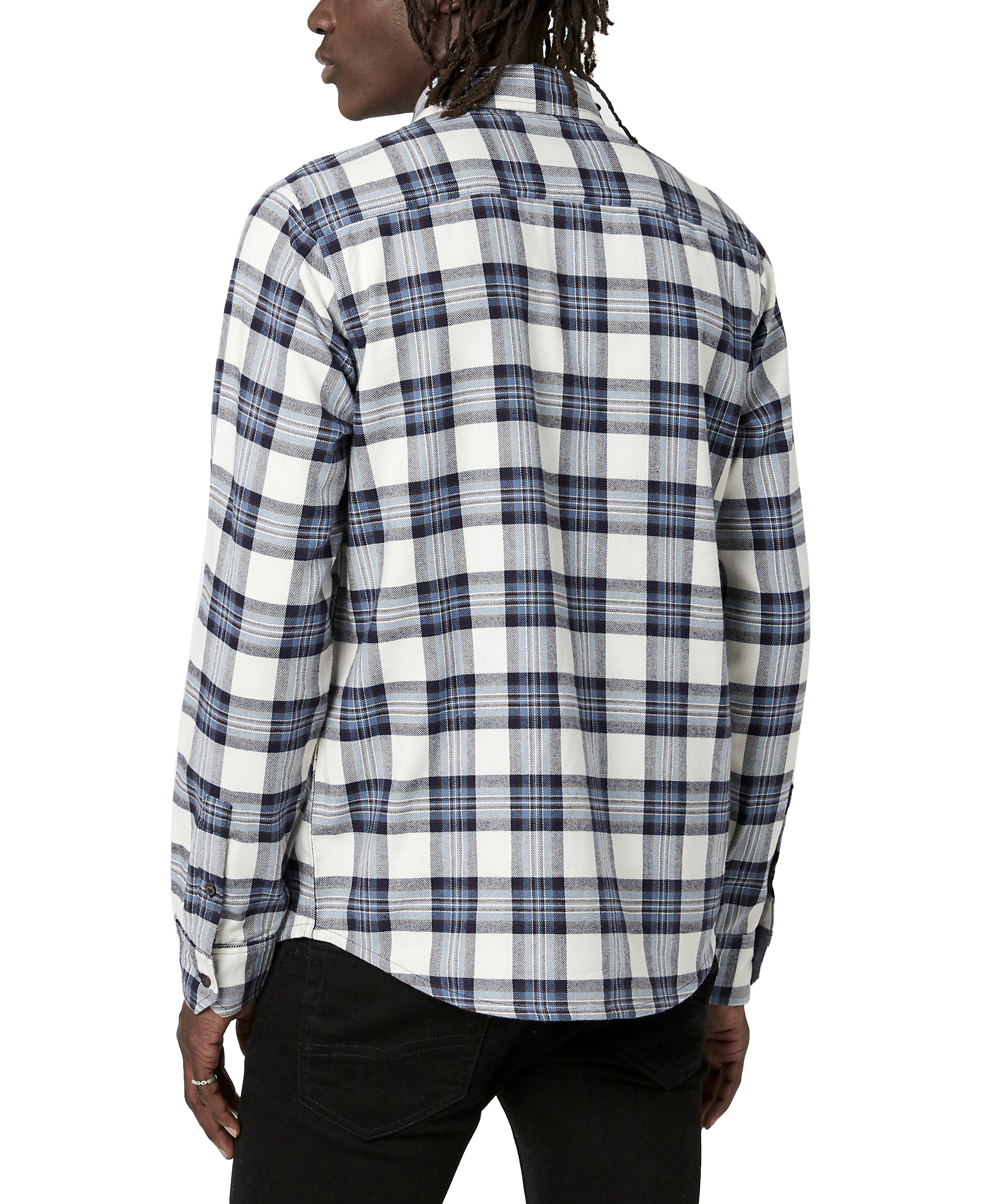 Twill Plaid Solif Shirt sold by Lord & Taylor product image thumbnail 6