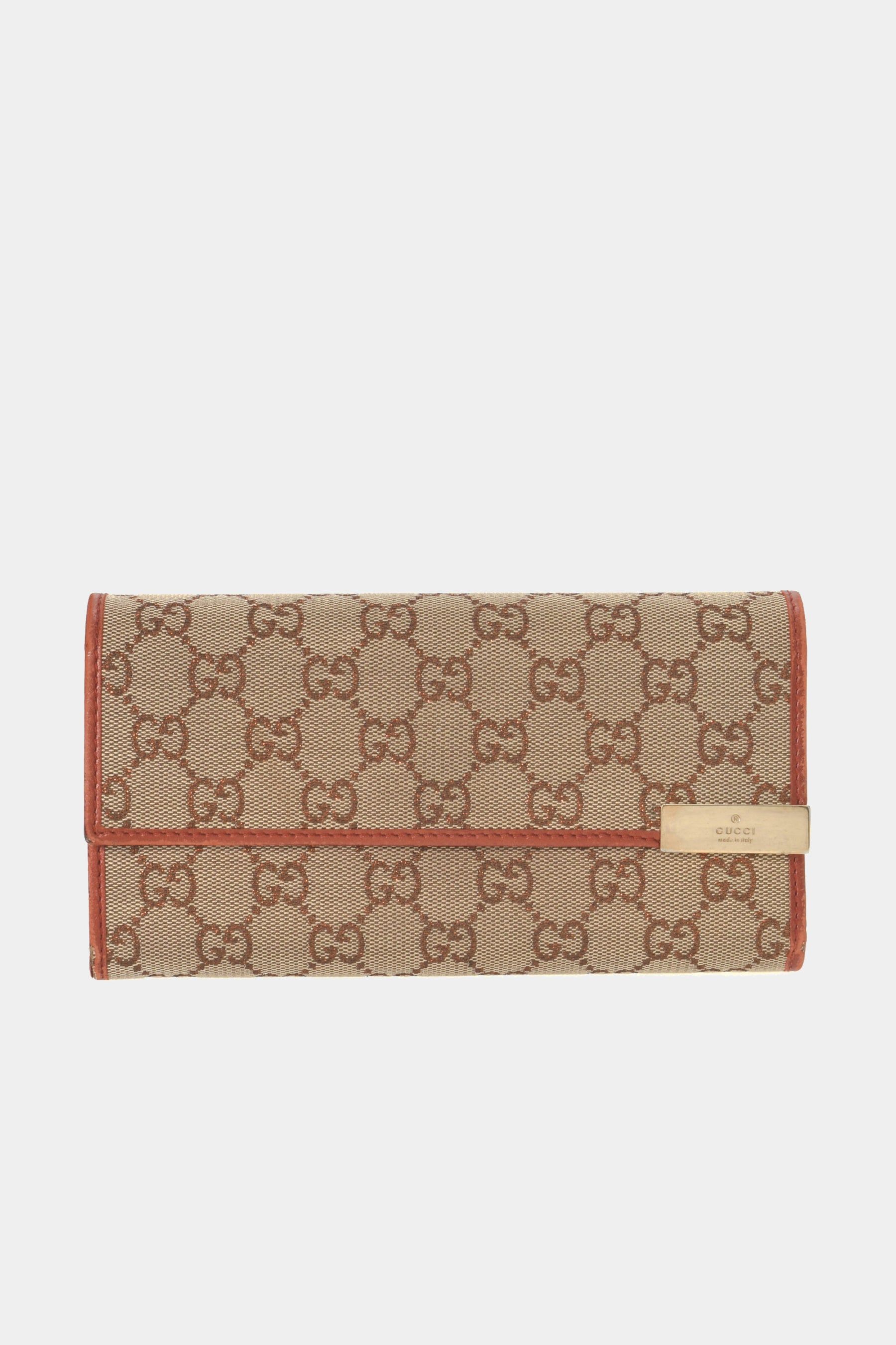 Gg Canvas Continental Wallet sold by Lord & Taylor