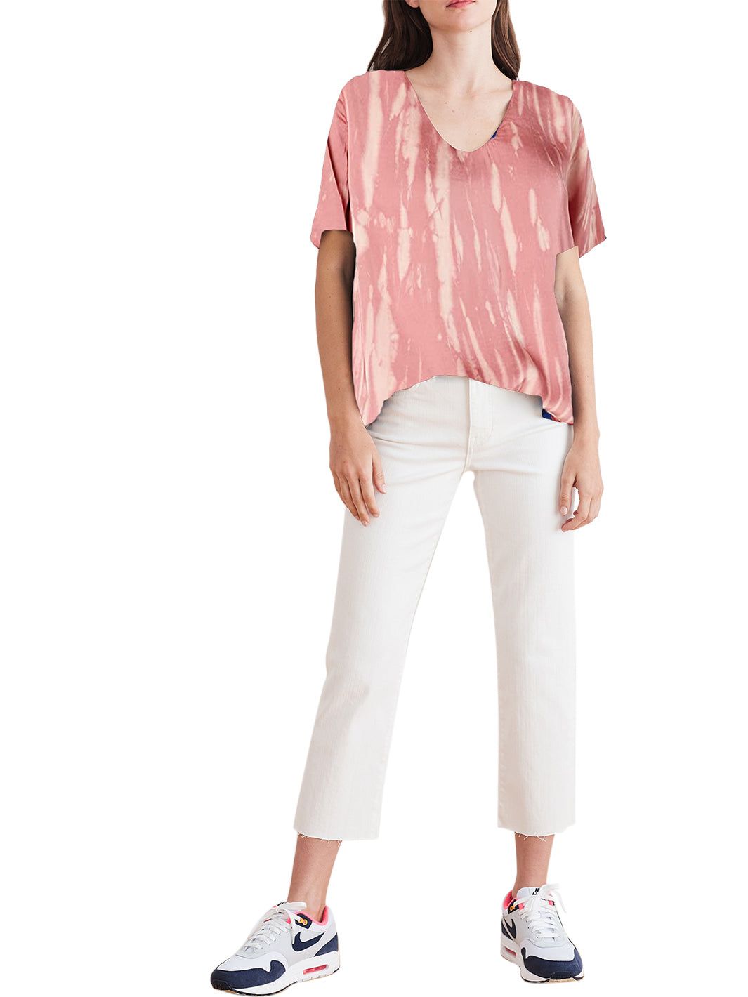 Tallulah Short Sleeve Woven Top sold by Lord & Taylor product image thumbnail 3