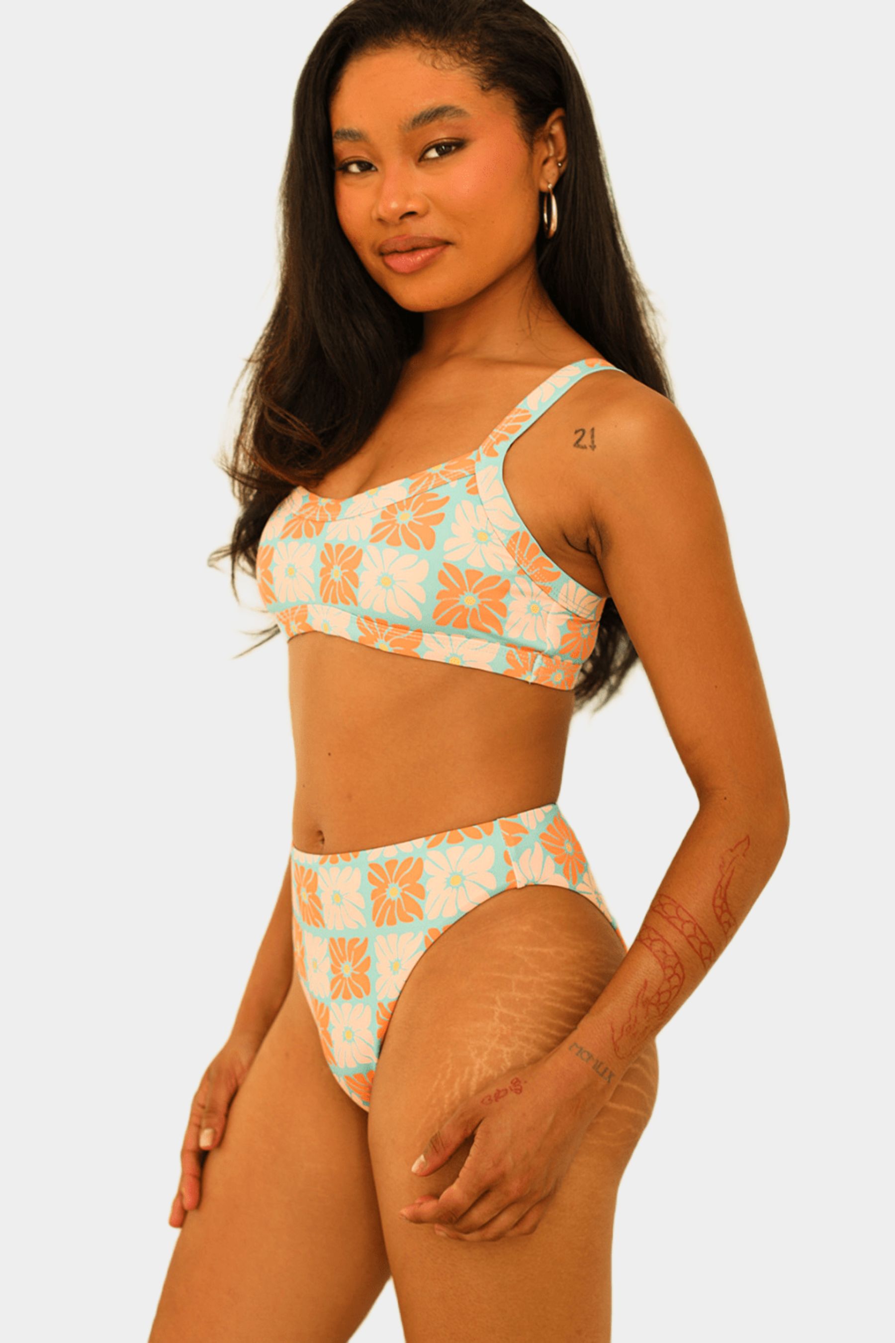 Seashore High Waist Cheeky Bikini Bottom - Daisy Dukes sold by Lord & Taylor product image thumbnail 2