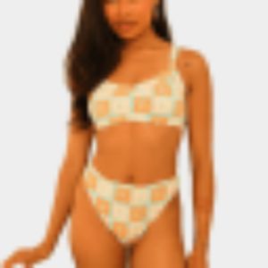 Seashore High Waist Cheeky Bikini Bottom - Daisy Dukes sold by Lord & Taylor