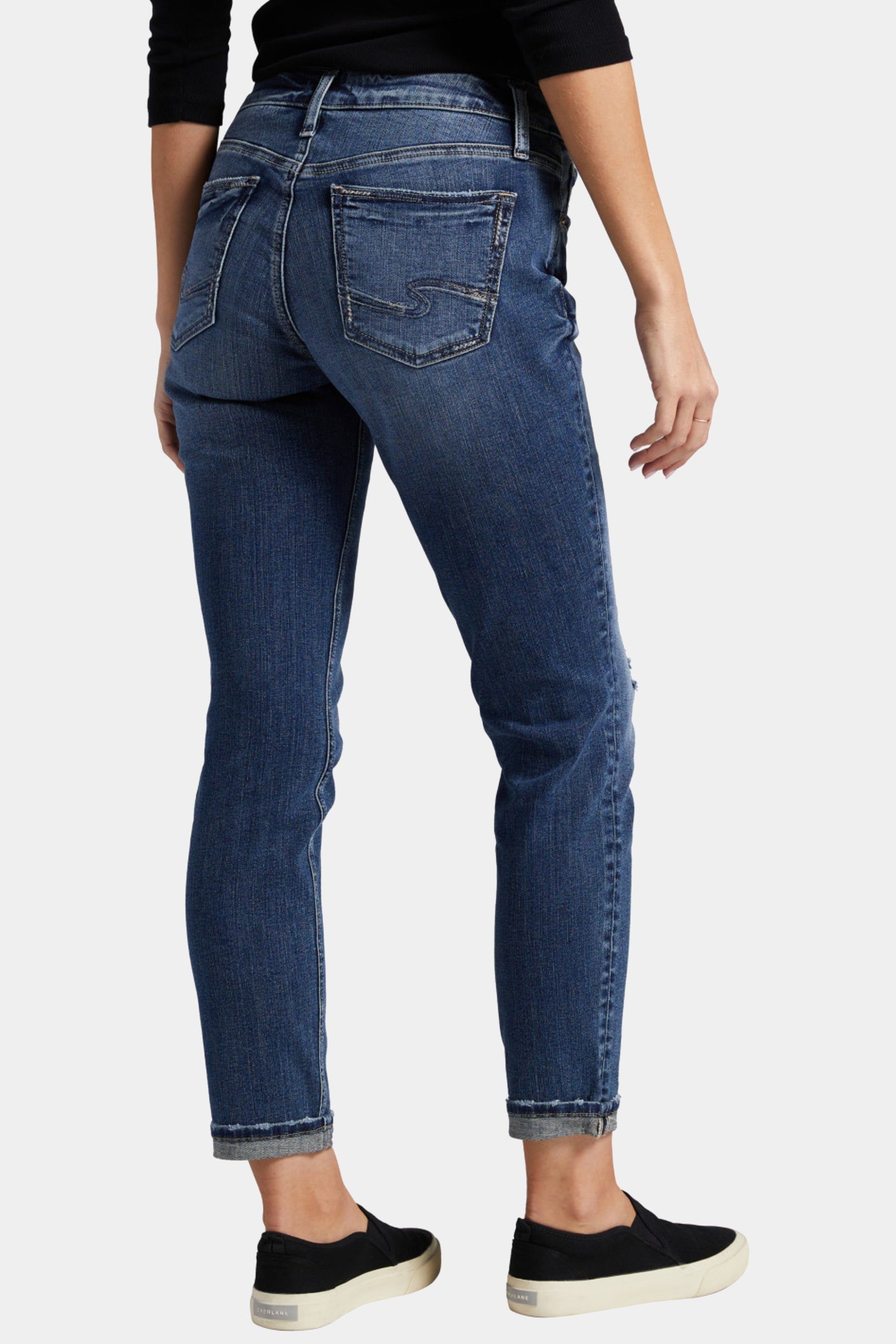 Boyfriend Mid Rise Slim Leg Jeans sold by Lord & Taylor product image thumbnail 2