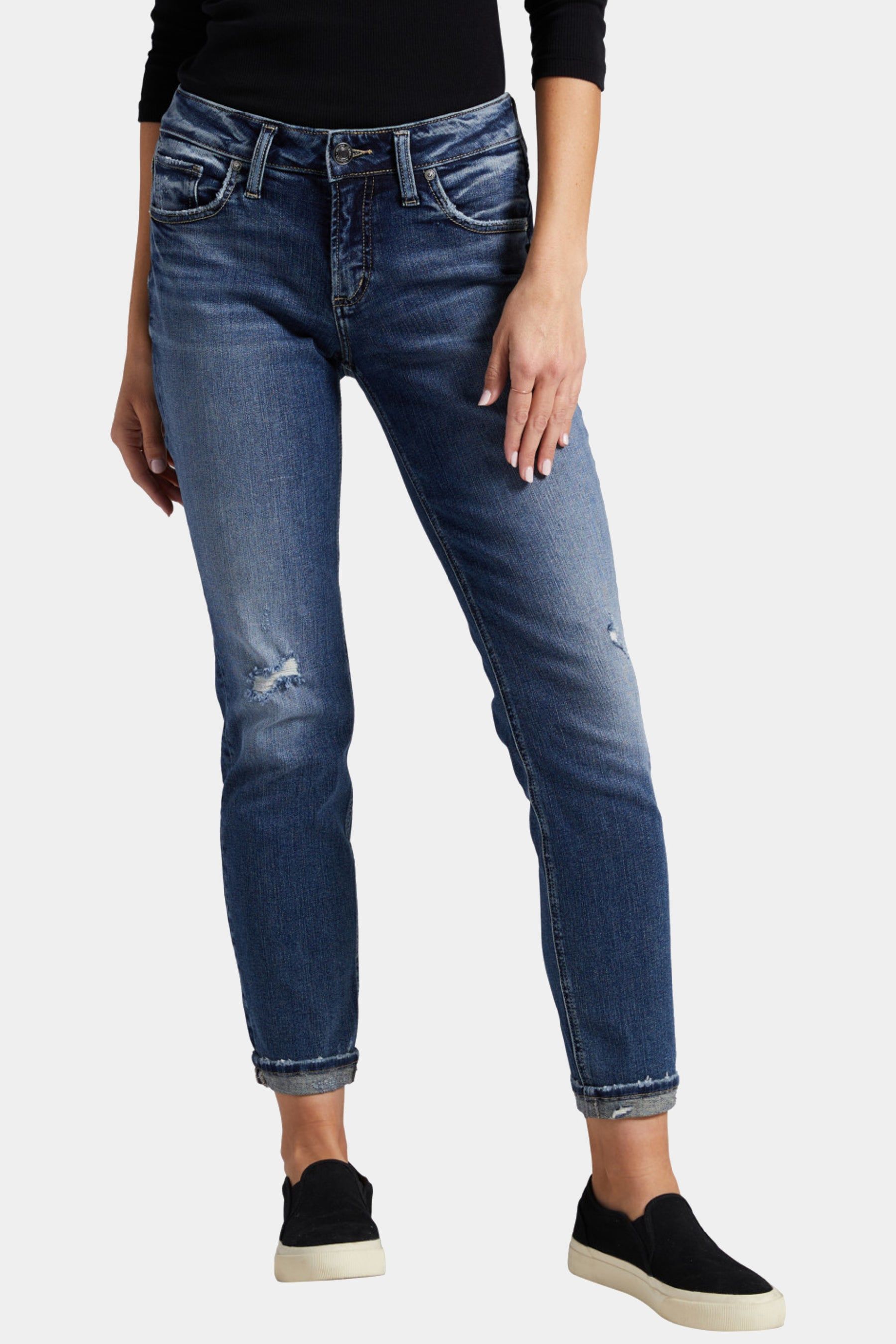 Boyfriend Mid Rise Slim Leg Jeans sold by Lord & Taylor