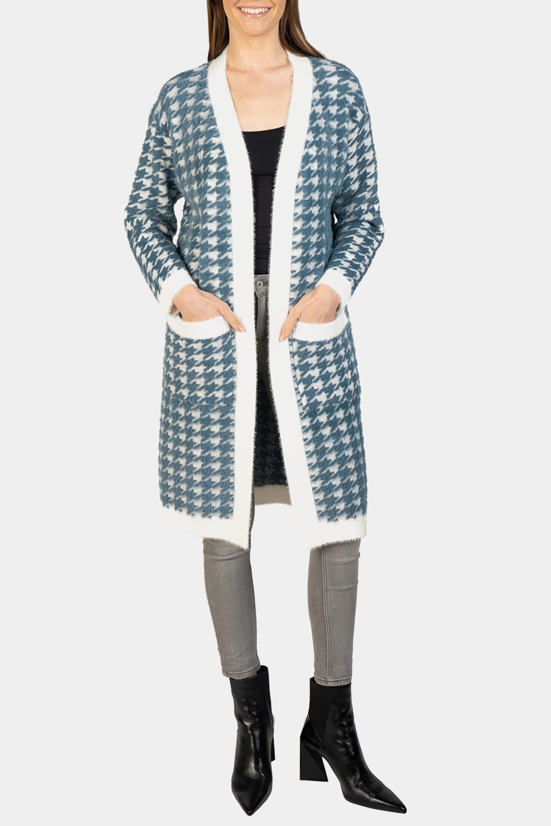 Houndstooth Cardigan sold by Lord & Taylor