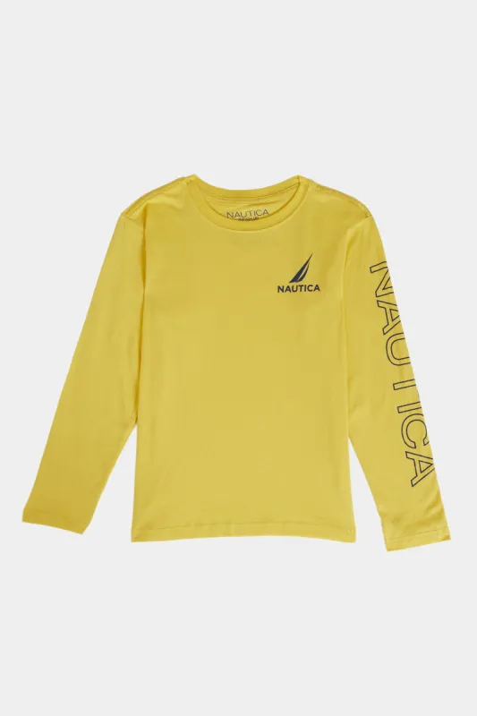 Boys Outlined Graphic Long Sleeve T-Shirt sold by Lord & Taylor