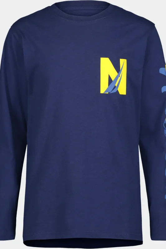 Boys On Script Long Sleeve T-Shirt sold by Lord & Taylor