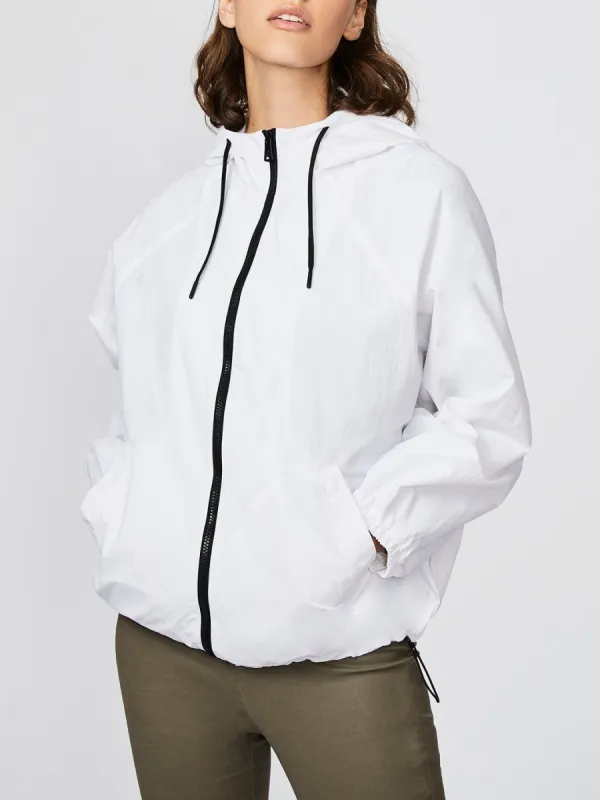 Solid Recycled Windbreaker Jacket sold by Lord & Taylor