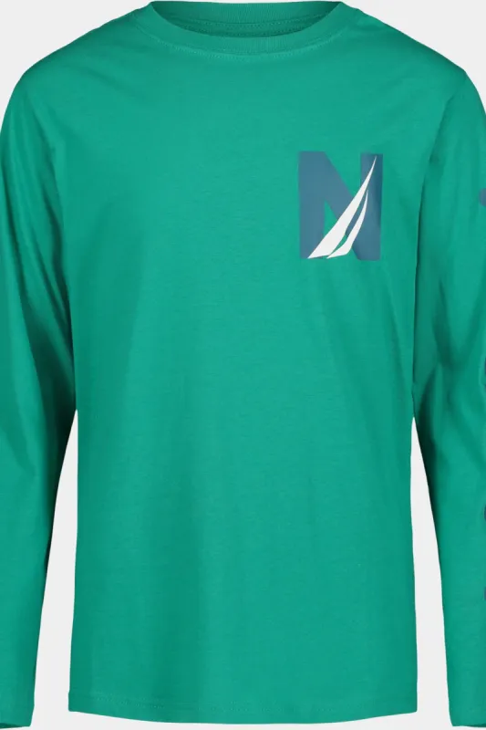 Boys On Script Long Sleeve T-Shirt sold by Lord & Taylor