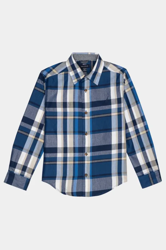 Boys Woven Plaid Shirt sold by Lord & Taylor