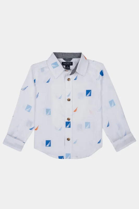 Boys Long Sleeve Woven Shirt sold by Lord & Taylor