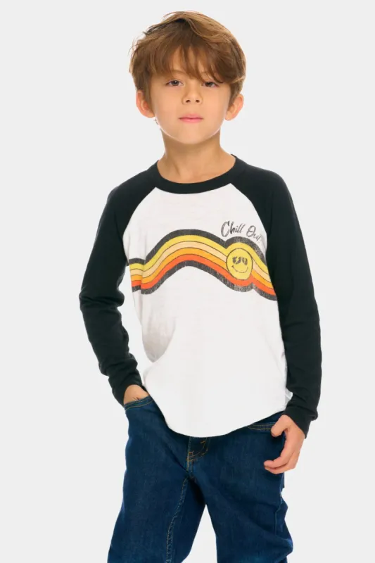 Boys Chill Out Gauze Jersey Baseball T-shirt sold by Lord & Taylor