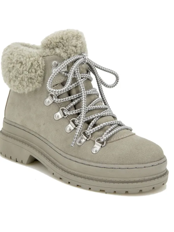 Yvette Suede Lace Up Booties sold by Lord & Taylor