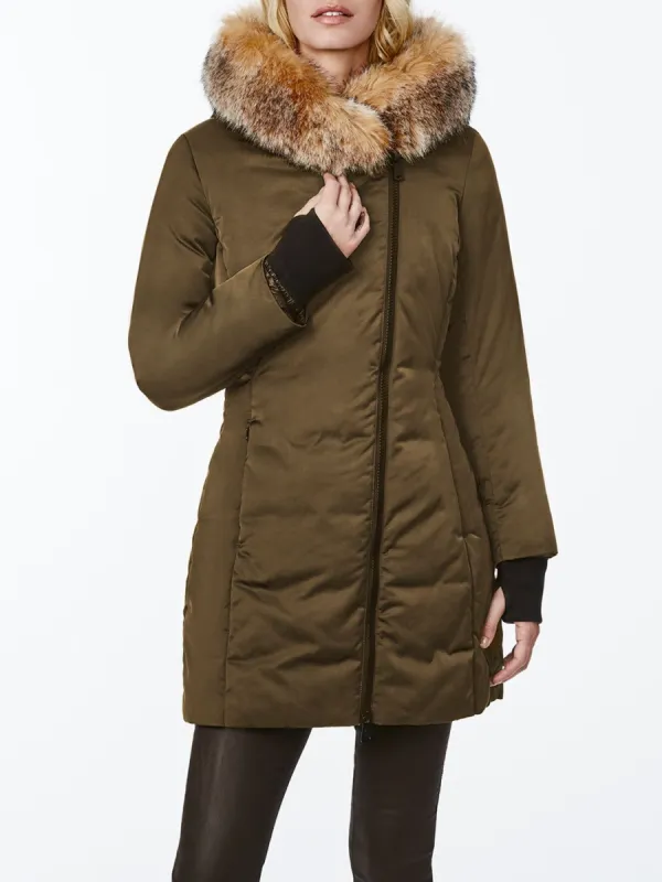 Faux Fur Trim Puffer Coat sold by Lord & Taylor