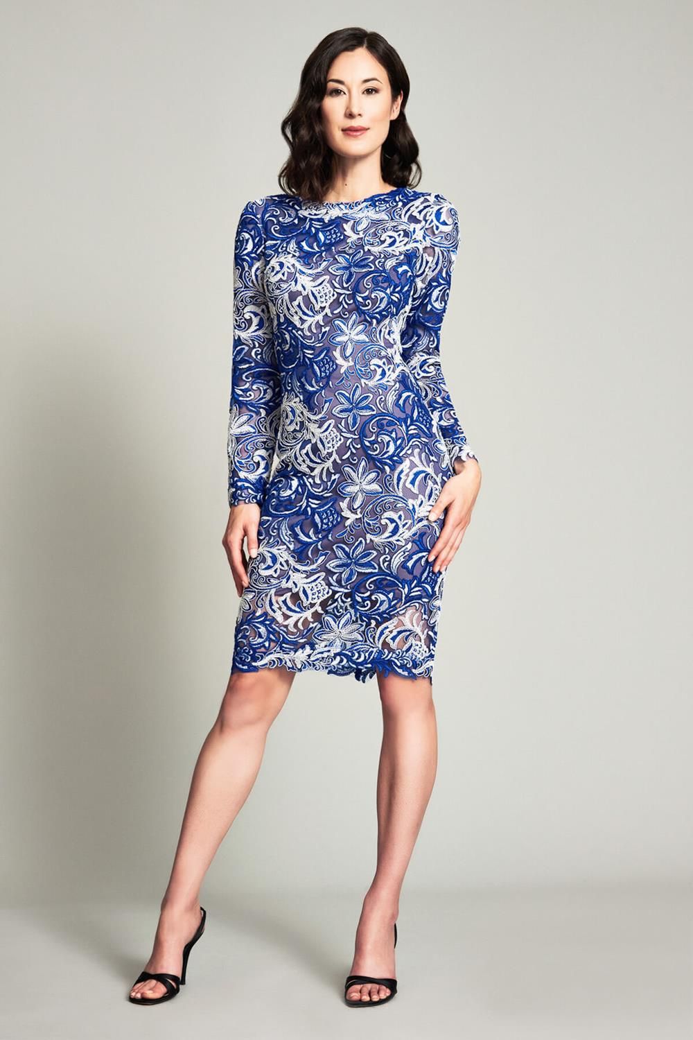 Long Sleeve Corded Lace Dress sold by Lord & Taylor product image thumbnail 5