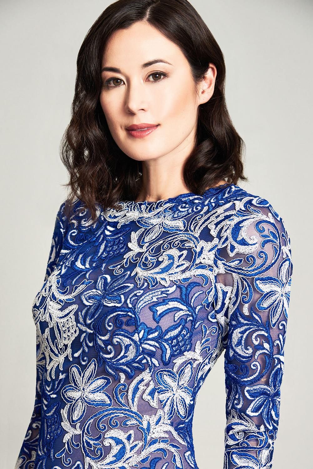 Long Sleeve Corded Lace Dress sold by Lord & Taylor product image thumbnail 2