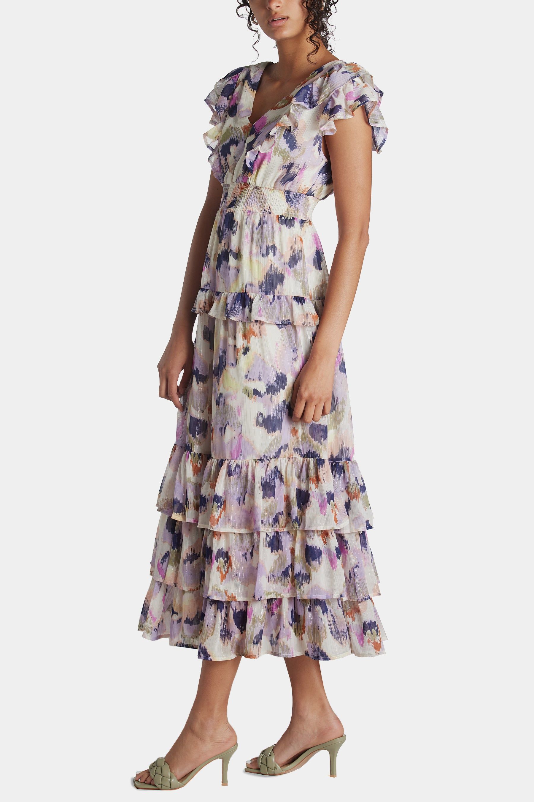 Tiered Ruffle Maxi Dress sold by Lord & Taylor product image thumbnail 3