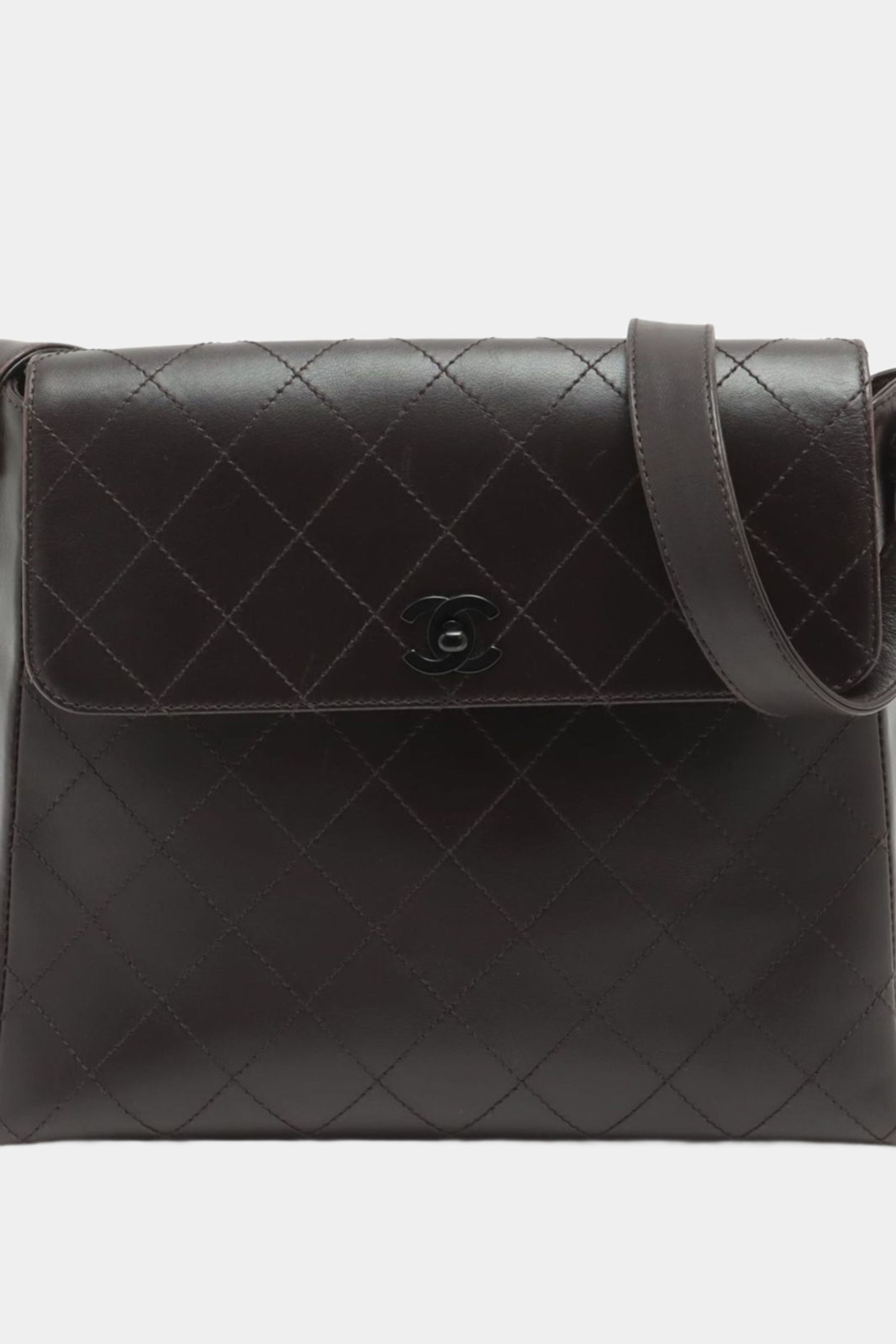 Matelasse Shoulder Bag Black HW sold by Lord & Taylor