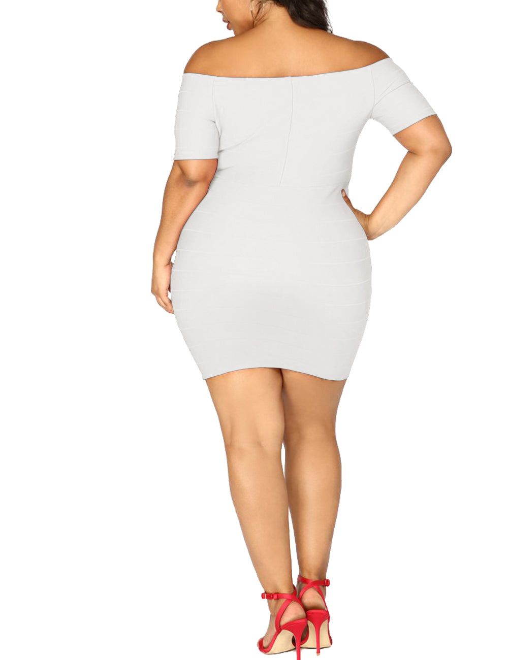 Off-Shoulder Bodycon Stretch Midi Bandage Dress sold by Lord & Taylor product image thumbnail 18