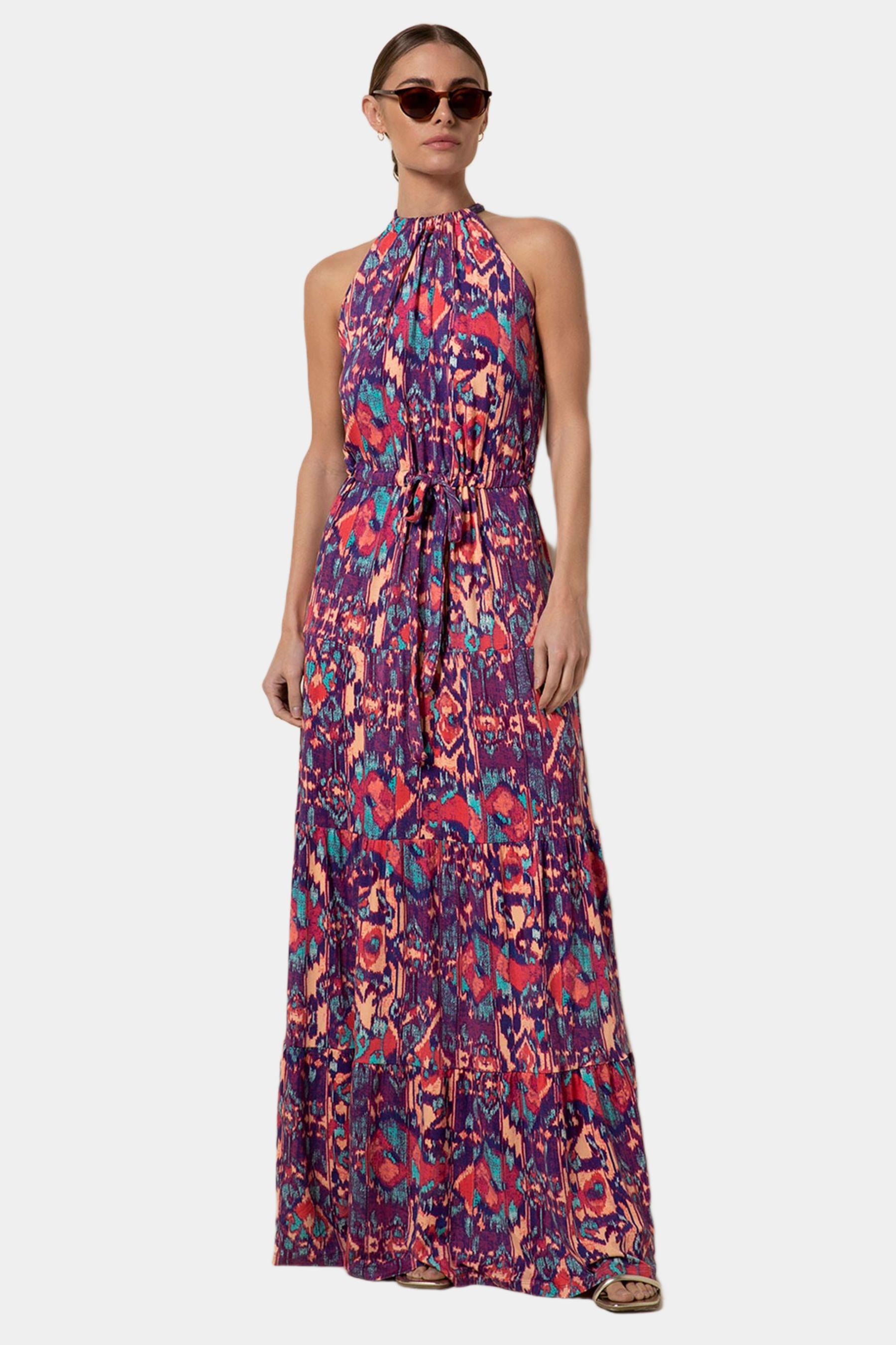 Sleeveless Halter Neck Maxi Dress sold by Lord & Taylor