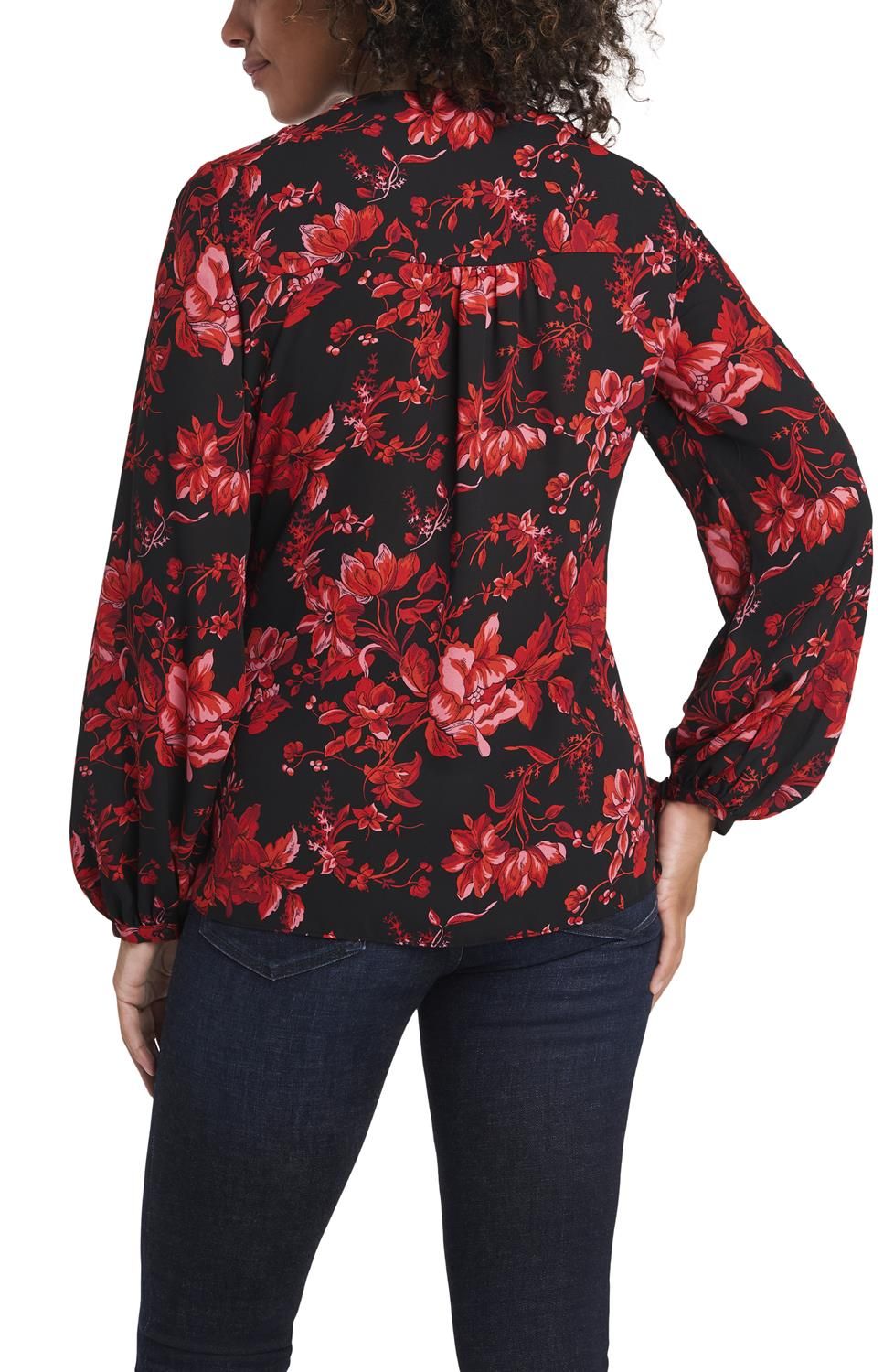 Long Sleeve Tie Front Victorian Blouse sold by Lord & Taylor product image thumbnail 2