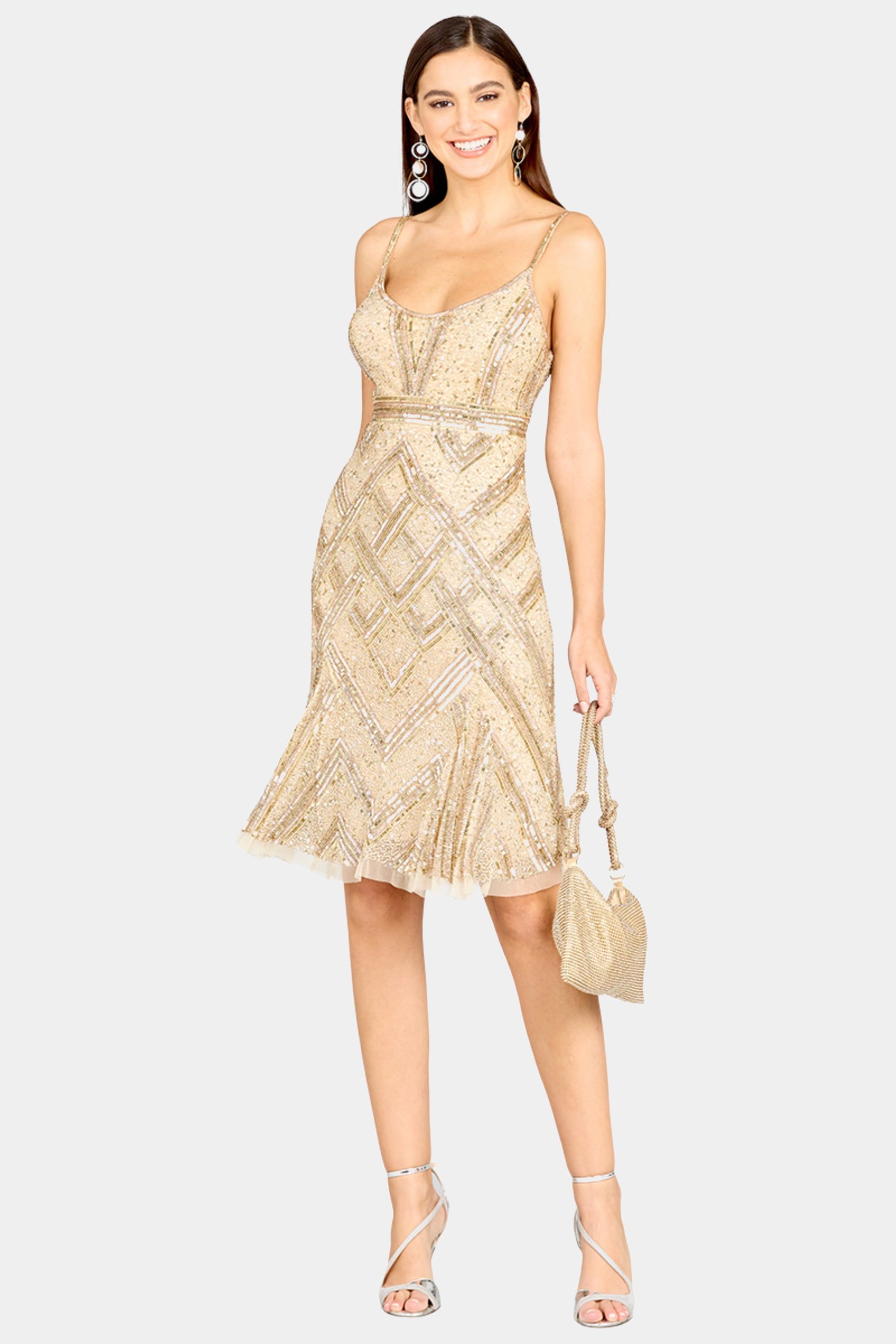 Beaded Midi Dress sold by Lord & Taylor