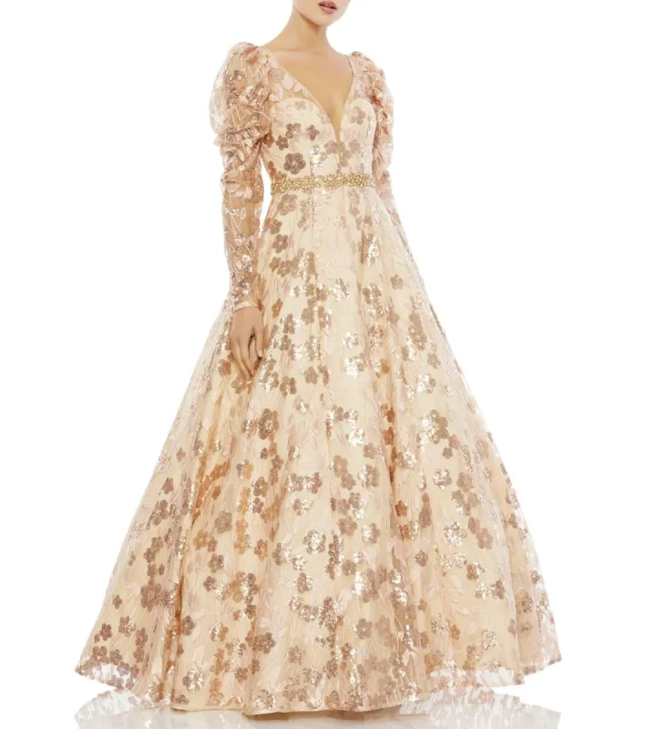 Long Sleeve Ballgown sold by Lord & Taylor