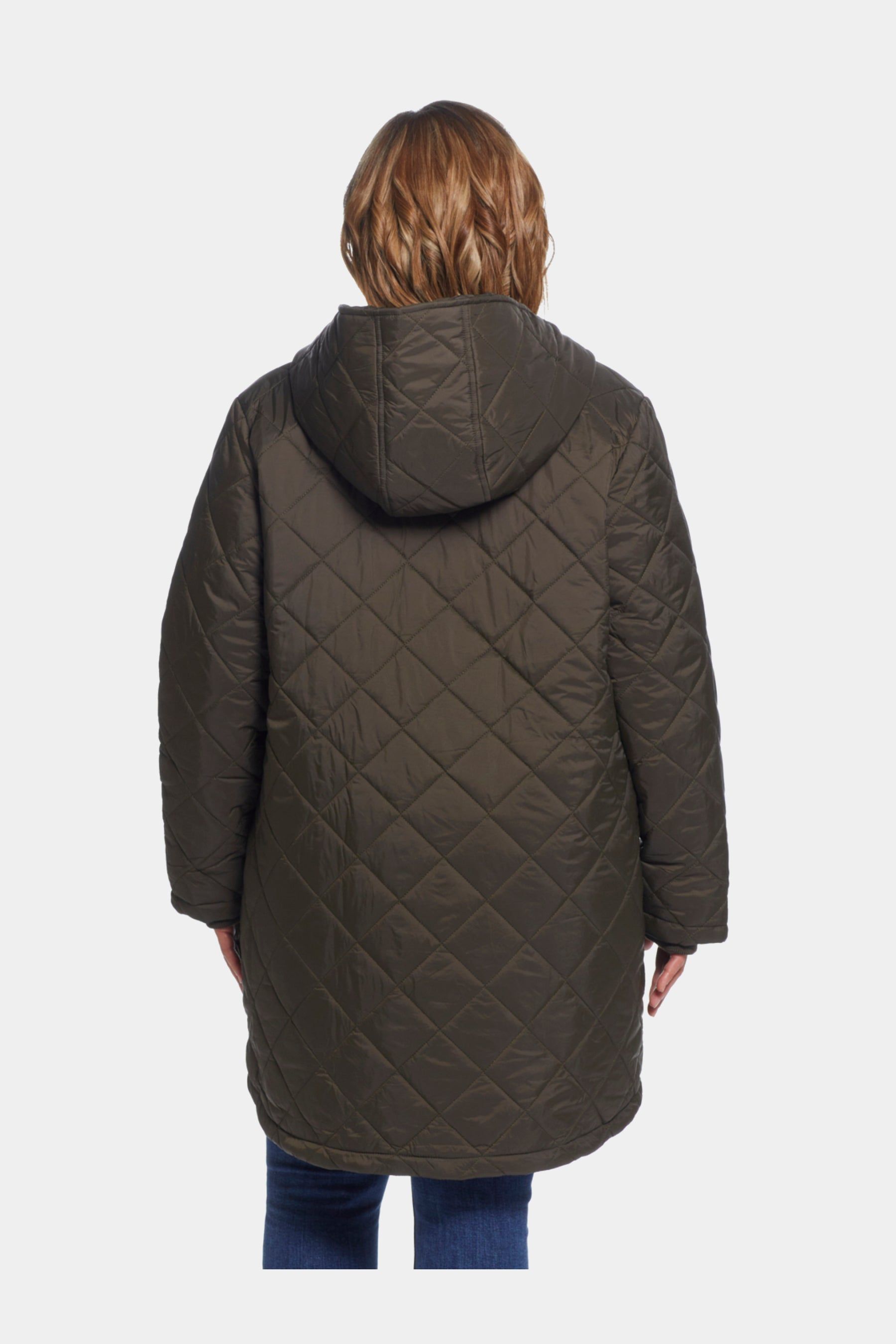 Hooded Quilted Duffle Coat sold by Lord & Taylor product image thumbnail 2