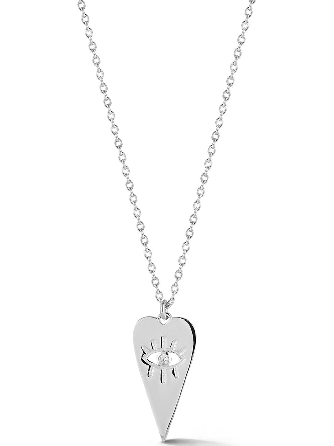 Sterling Silver Heart Dagger Necklace sold by Lord & Taylor