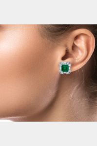 Cz Glam Button Earring sold by Lord & Taylor