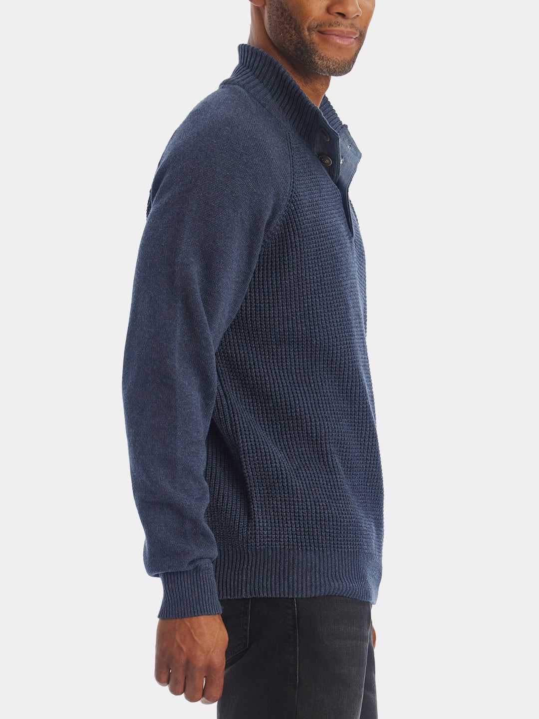 Button Up Mock Neck Sweater sold by Lord & Taylor product image thumbnail 4