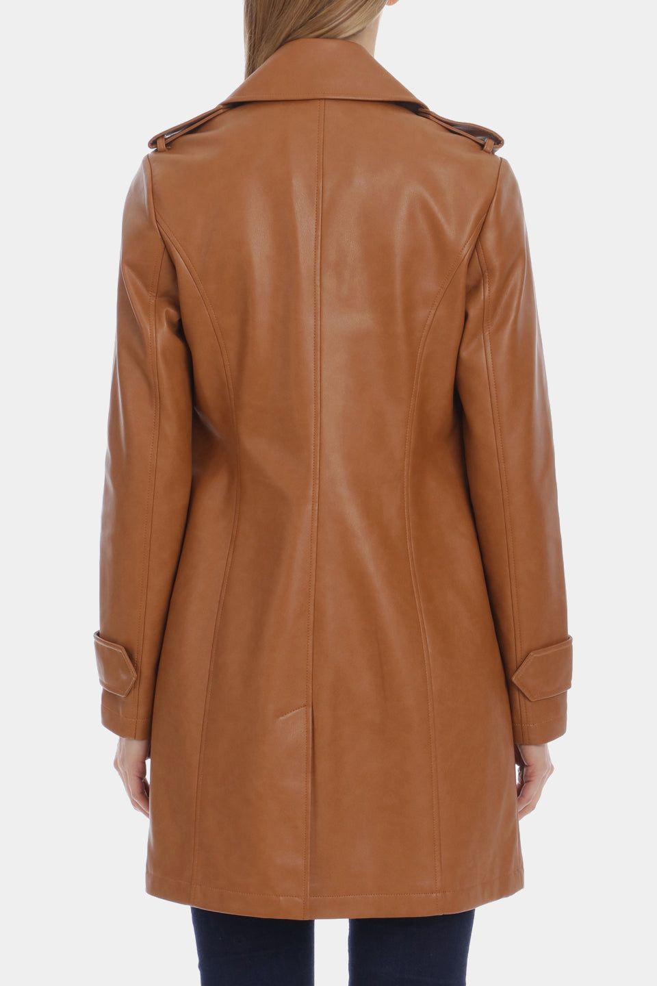 Faux Leather Open Trench sold by Lord & Taylor product image thumbnail 7