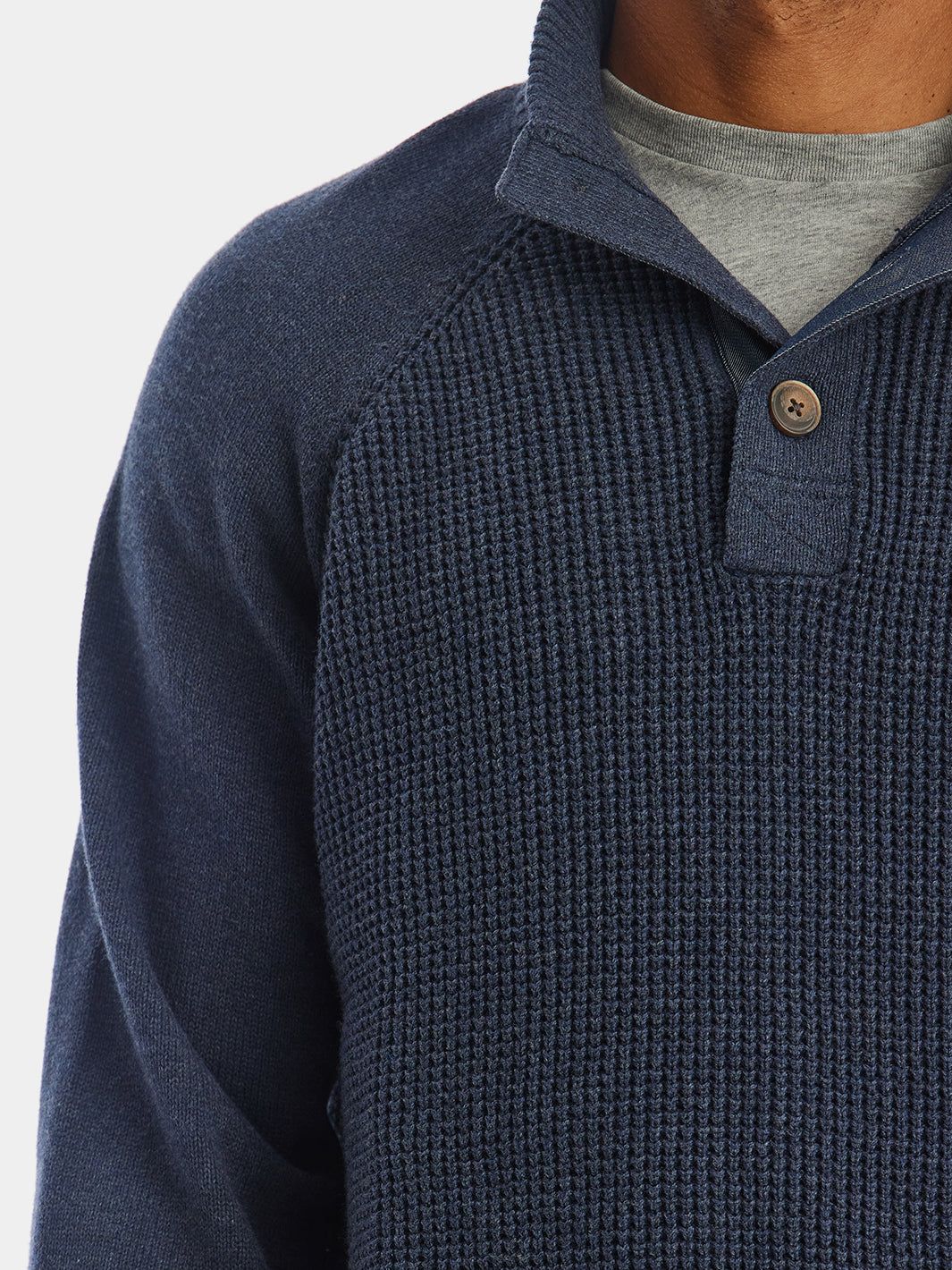 Button Up Mock Neck Sweater sold by Lord & Taylor product image thumbnail 3