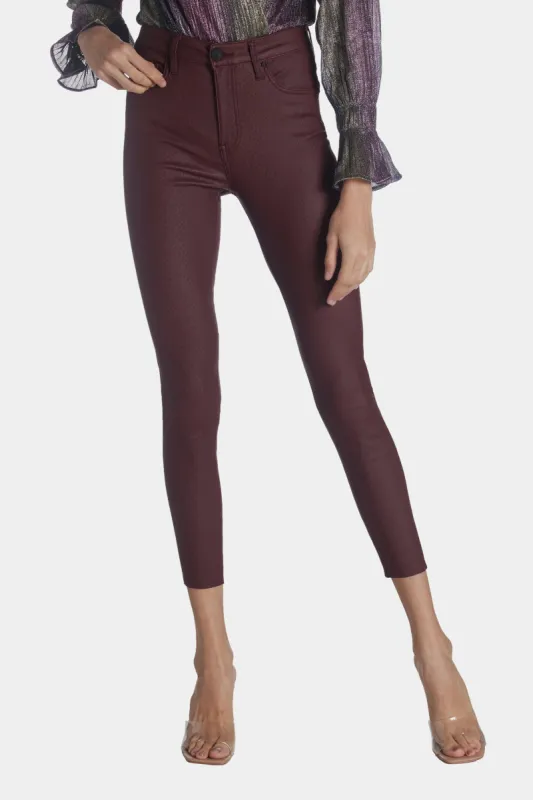 Connie Coated High Rise Fab Ab Ankle Skinny Jean sold by Lord & Taylor