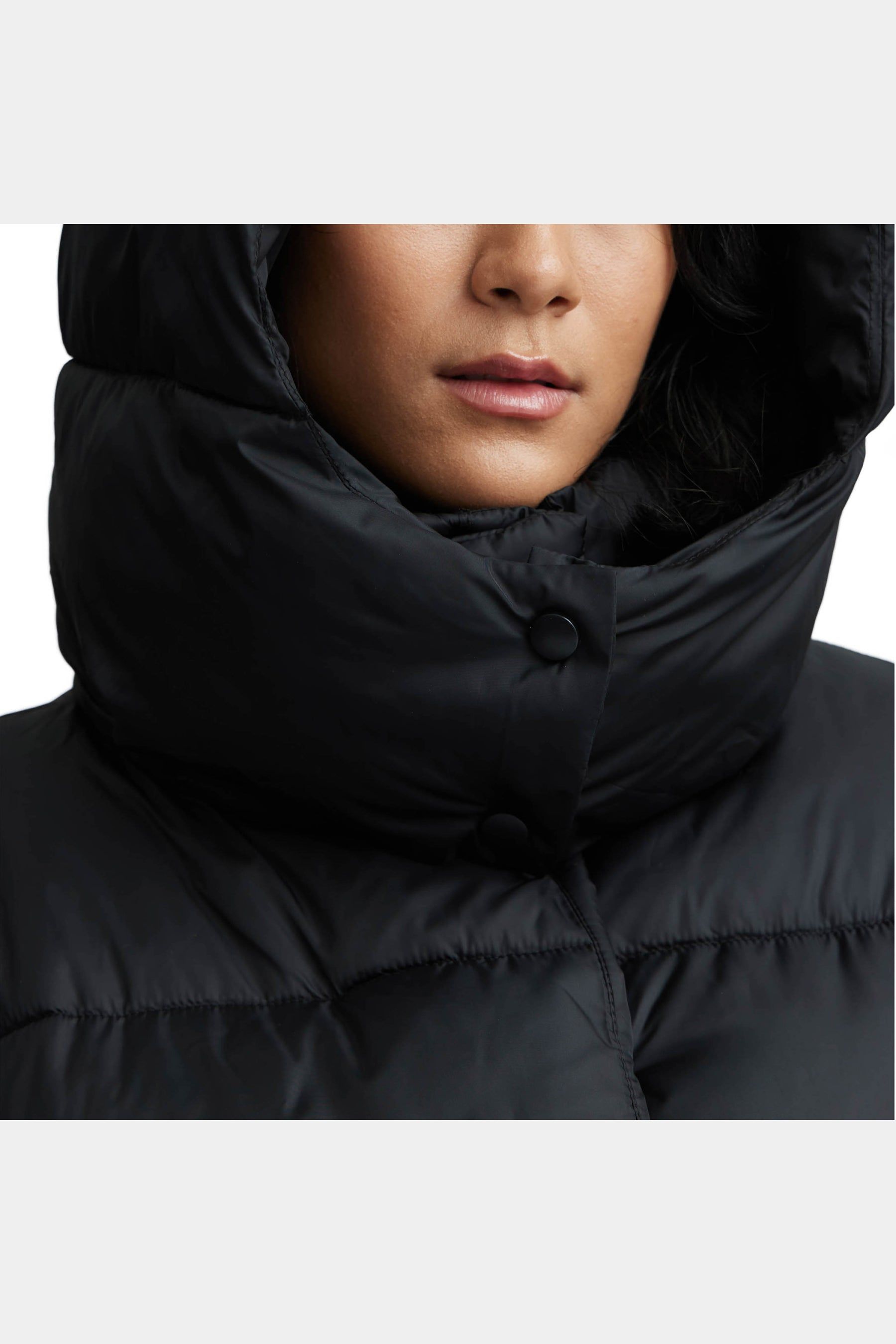 Detachable Hood Wonder Puffer Cropped Jacket sold by Lord & Taylor product image thumbnail 4