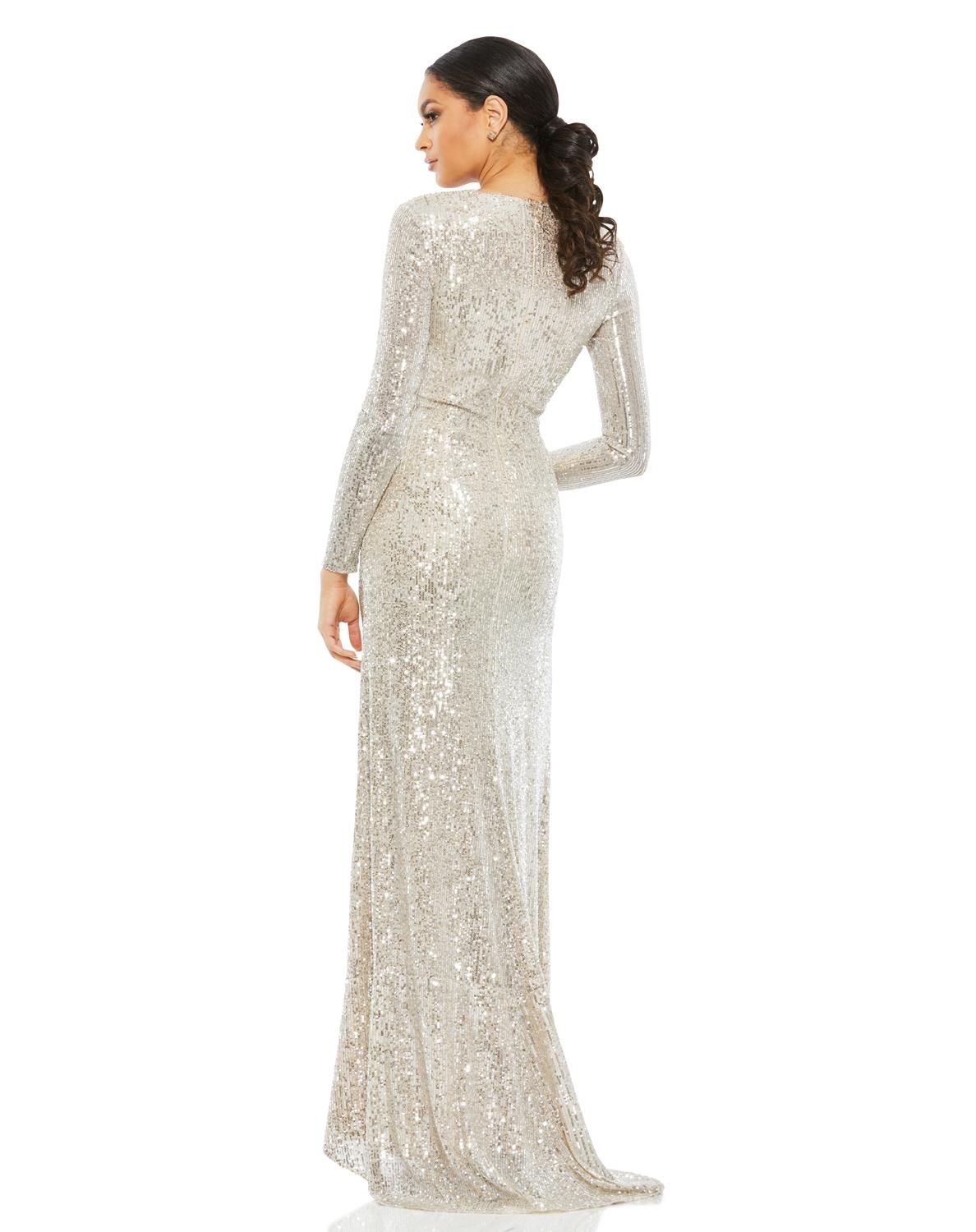 Ruched Sequin Gown sold by Lord & Taylor product image thumbnail 2
