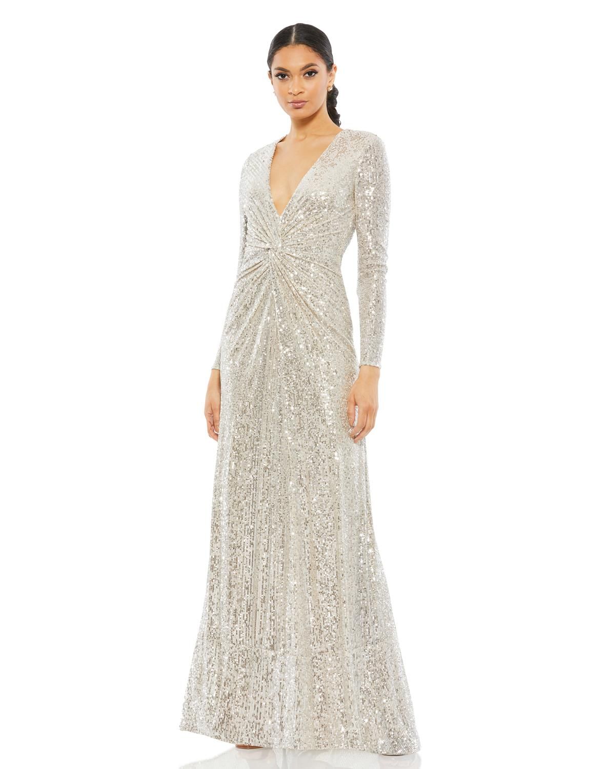 Ruched Sequin Gown sold by Lord & Taylor product image thumbnail 5